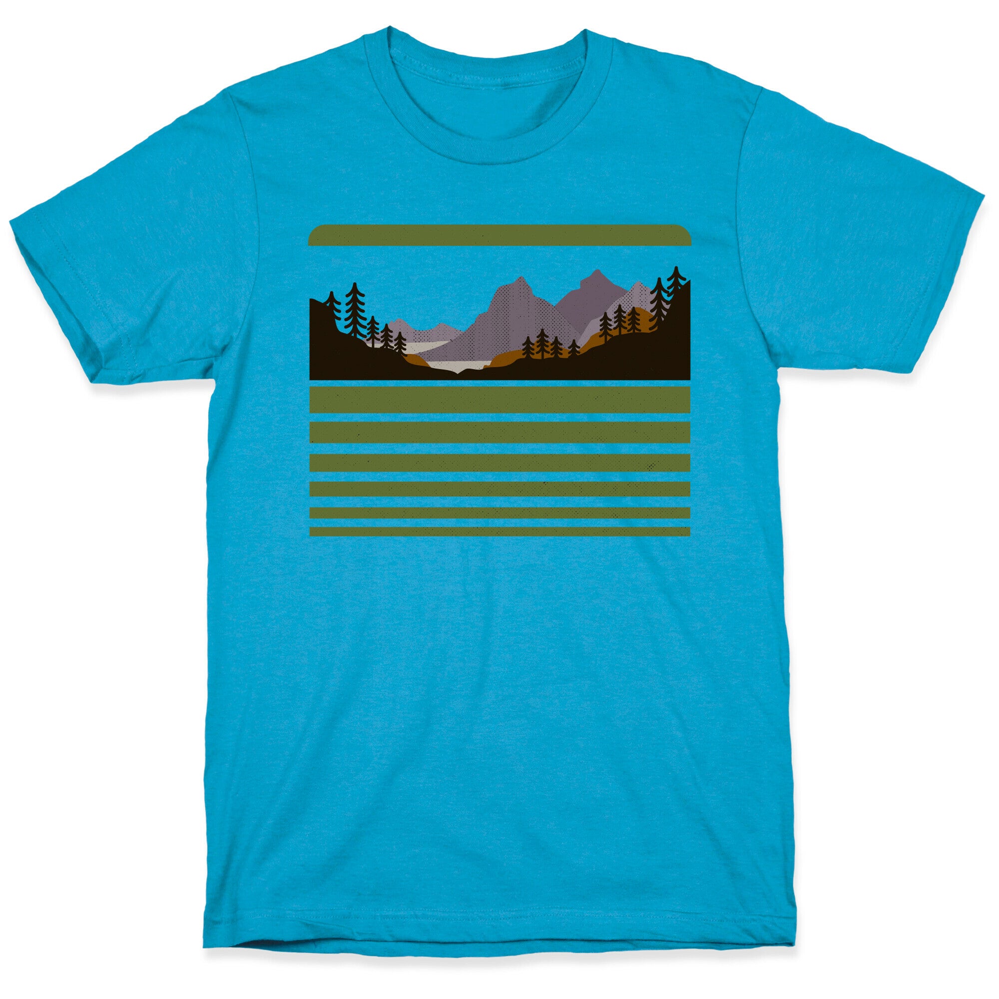 Mountain Landscape Unisex Triblend Tee